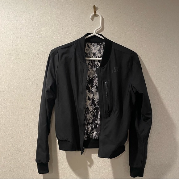 Nike Jackets & Blazers - Black & Grey Reversible Track Jacket